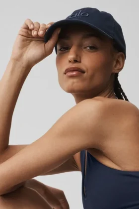 Gewaschenes Off-Duty-Pett – Vintage Navy