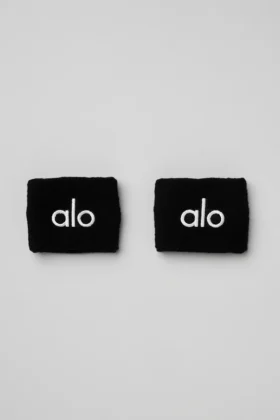 Glow-polsband (set van 2) - Zwart