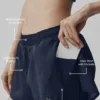 Go Time-short met middelhoge taille - Navy