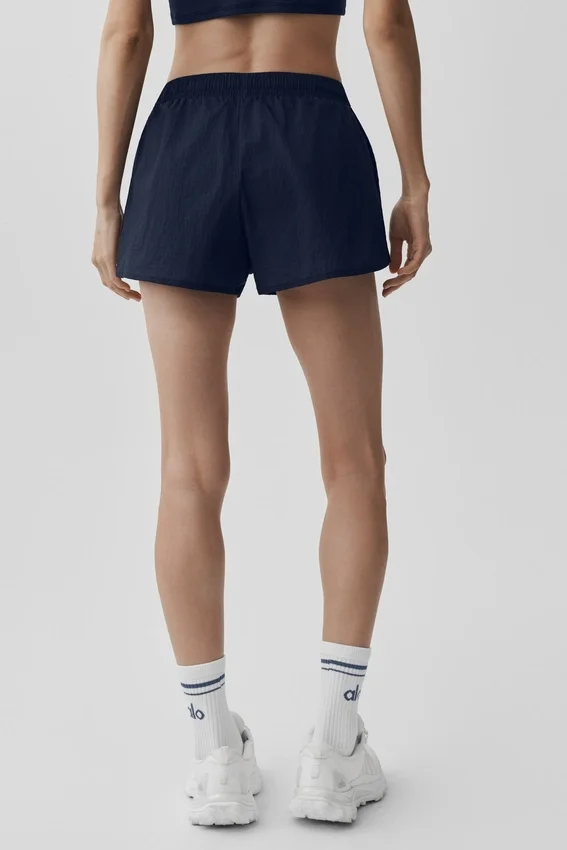 Go Time-short met middelhoge taille - Navy