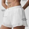 Go Time-short met middelhoge taille - Wit