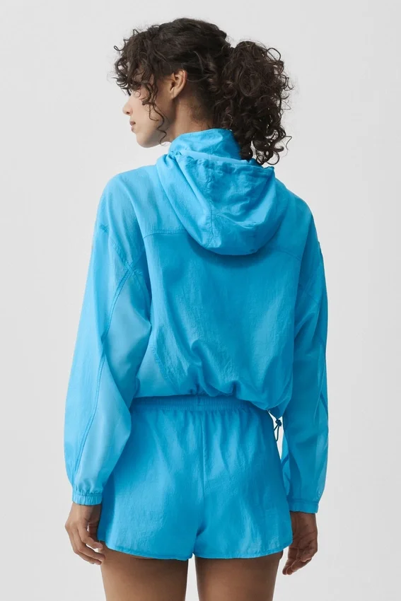 Go Time-trui met 1/4 rits – Azuurblauw