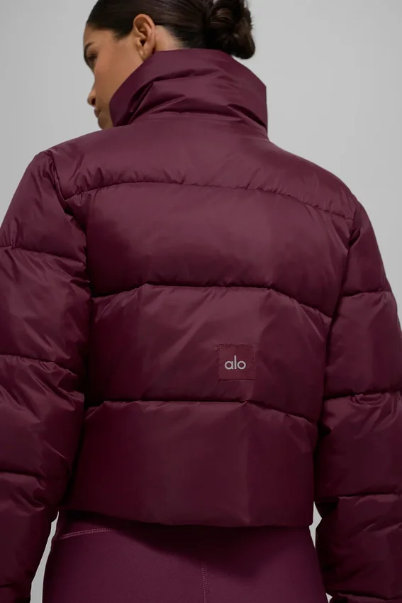 Gold Rush Puffer - Bordeauxrood