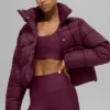 Gold Rush Puffer - Bordeauxrood