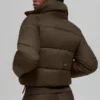 Gold Rush Puffer - Espresso