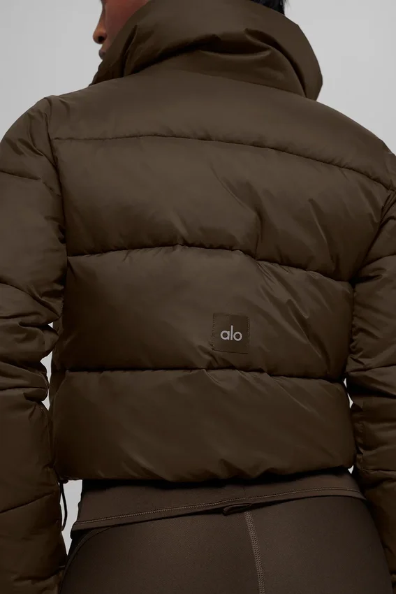 Gold Rush Puffer - Espresso