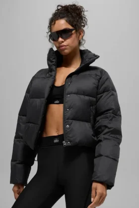 Gold Rush Puffer – Zwart