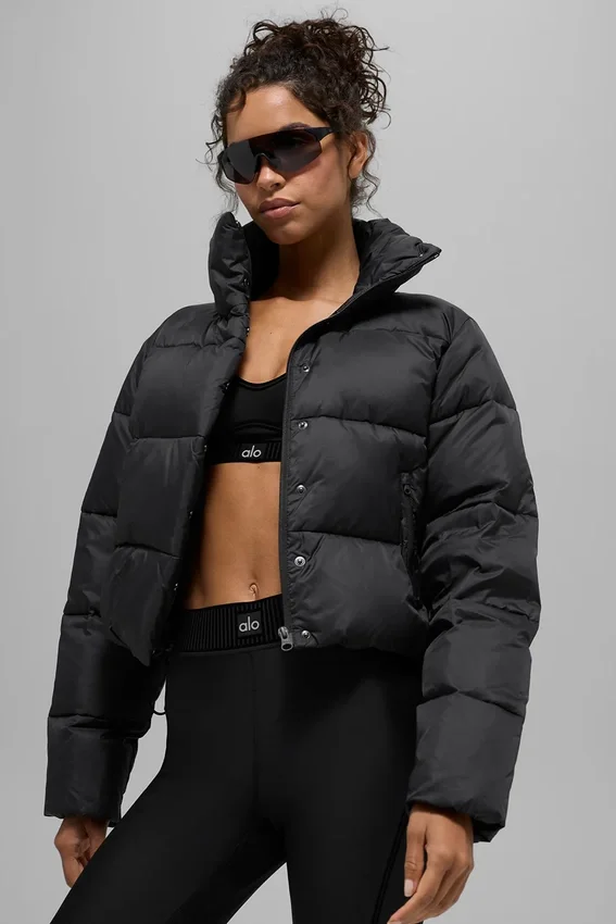 Gold Rush Puffer - Zwart