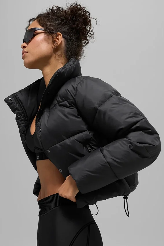 Gold Rush Puffer - Zwart
