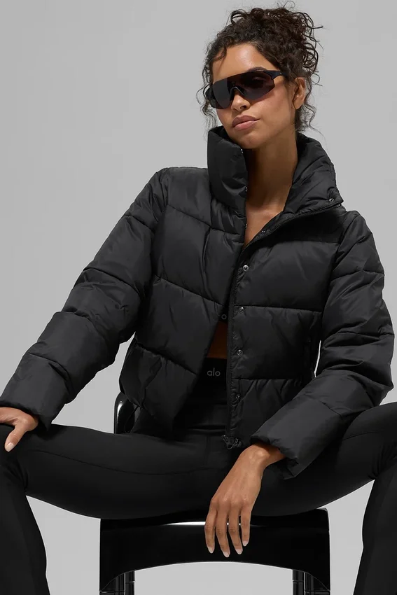Gold Rush Puffer - Zwart