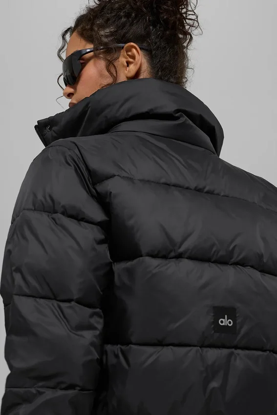 Gold Rush Puffer - Zwart