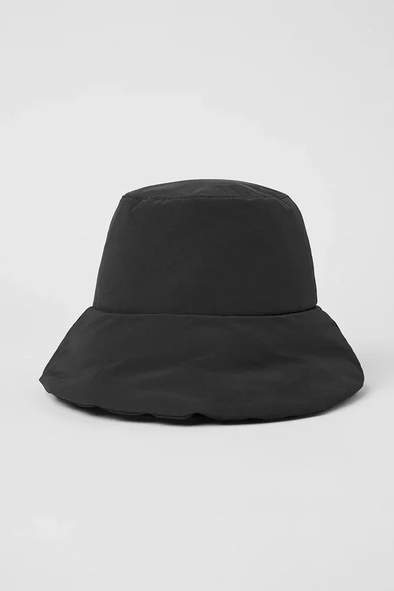 Good Shade Puffer-buckethoed - Zwart