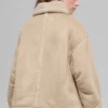 Grand-jas van imitatieschapenvacht - Woodland Tan