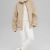 Grand-jas van imitatieschapenvacht - Woodland Tan