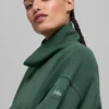 Hazy trui met staande kraag - Clover Green
