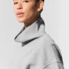 Hazy trui met staande kraag - donker Athletic Heather Grey