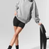 Hazy trui met staande kraag - donker Athletic Heather Grey