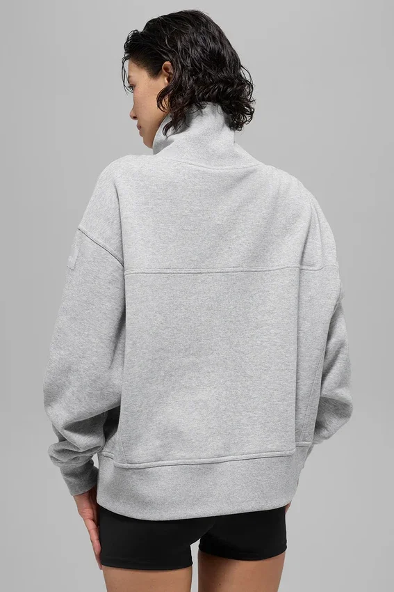 Hazy truie met staande kraag – Athletic Heather Grey