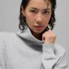 Hazy truie met staande kraag – Athletic Heather Grey