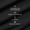Hero Performance-boxershort - Zwart