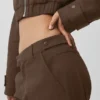 High Road broek met rechte pijpen - Espresso