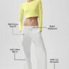 High Road broek met rechte pijpen - Wit