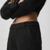 High Road broek met rechte pijpen - Zwart