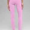 High-Waist 7/8 Heart Throb Legging – Candy Heart Pink/Wit