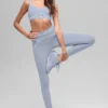 High-Waist 7/8 Heart Throb Legging – Winter Frost/Wit