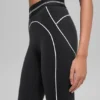 High-Waist 7/8 Heart Throb Legging – zwart/wit