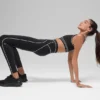 High-Waist 7/8 Heart Throb Legging – zwart/wit
