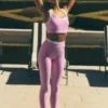 High-Waist 7/8-legging uit de Better Together-collectie – Candy Heart Pink/Whi