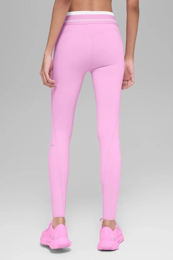 High-Waist 7/8-legging uit de Better Together-collectie – Candy Heart Pink/Whi