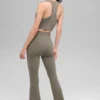 High-Waist Airbrush 7/8-bootcut-legging - Light Cocoa