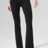 High-Waist Airbrush 7/8 bootcut legging - Zwart