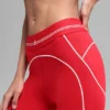 High-Waist Airbrush 7/8 Heart Throb Legging – felrood/wit