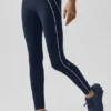High-Waist Airbrush 7/8 Heart Throb Legging – marineblauw/wit