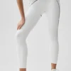 High-Waist Airbrush 7/8 Heart Throb Legging – Wit/Zwart