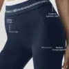High-Waist Airbrush 7/8-legging uit de Better Together-collectie - Navy/White