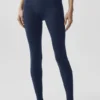 High-Waist Airbrush 7/8-legging uit de Better Together-collectie - Navy/White