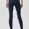 High-Waist Airbrush 7/8-legging uit de Better Together-collectie - Navy/White