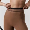 High-Waist Airbrush 7/8-legging uit de Better Together-collectie - Sun Kissed Brown/Bla