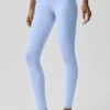 High-Waist Airbrush Airbrush Legging - Licht Provence-blauw