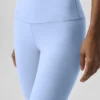 High-Waist Airbrush Airbrush Legging - Licht Provence-blauw