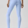 High-Waist Airbrush Airbrush Legging - Licht Provence-blauw