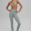 High-Waist Airbrush Airbrush Legging - Lunar Grey