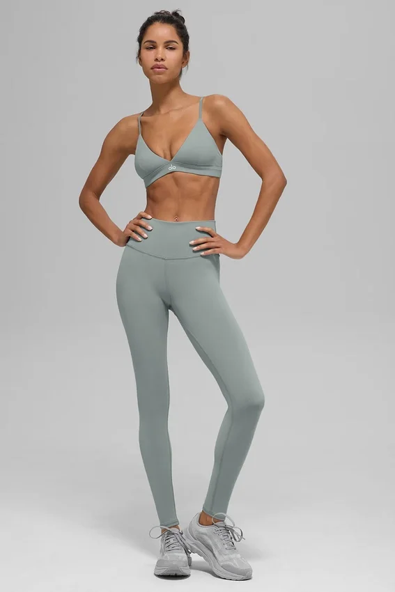 High-Waist Airbrush Airbrush Legging - Lunar Grey