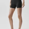 High-Waist Airbrush Better Together Korte broek - Zwart/Wit