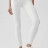 High-Waist Airbrush Fast Track Legging – Wit/Zwart