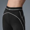 High-Waist Airbrush Heart Throb Legging - Zwart/Wit